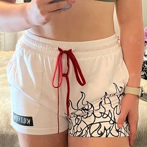 white kill crew shorts